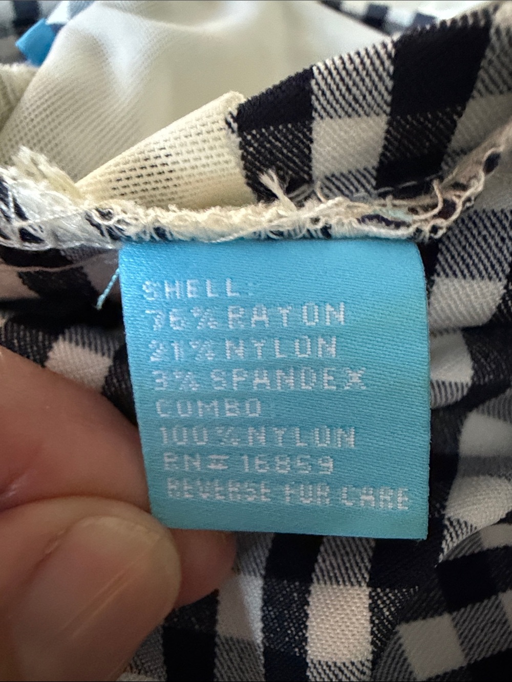 J McLaughlin Masie Ankle pants Size 12 Ginham Check - Picture 9 of 9